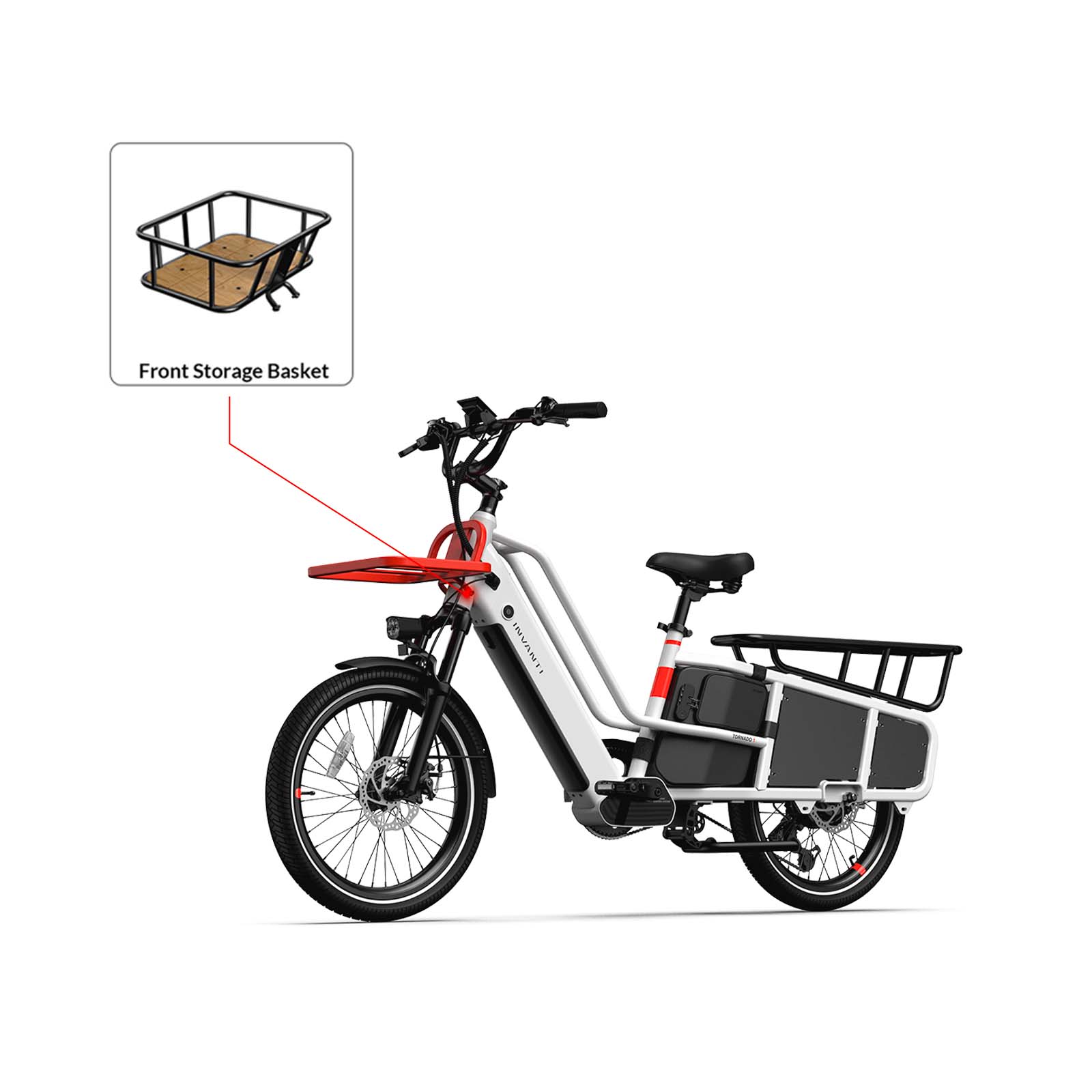 Front Basket for Tornado E-Bike