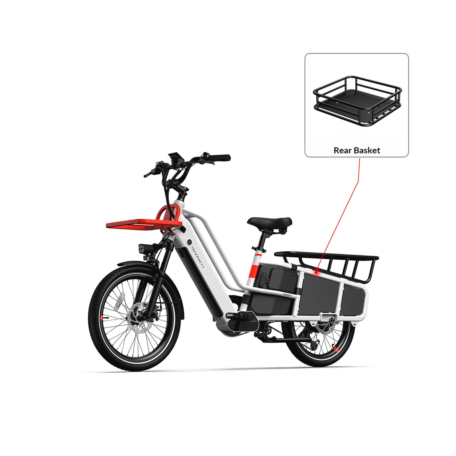 Rear Basket for Tornado E-Bike