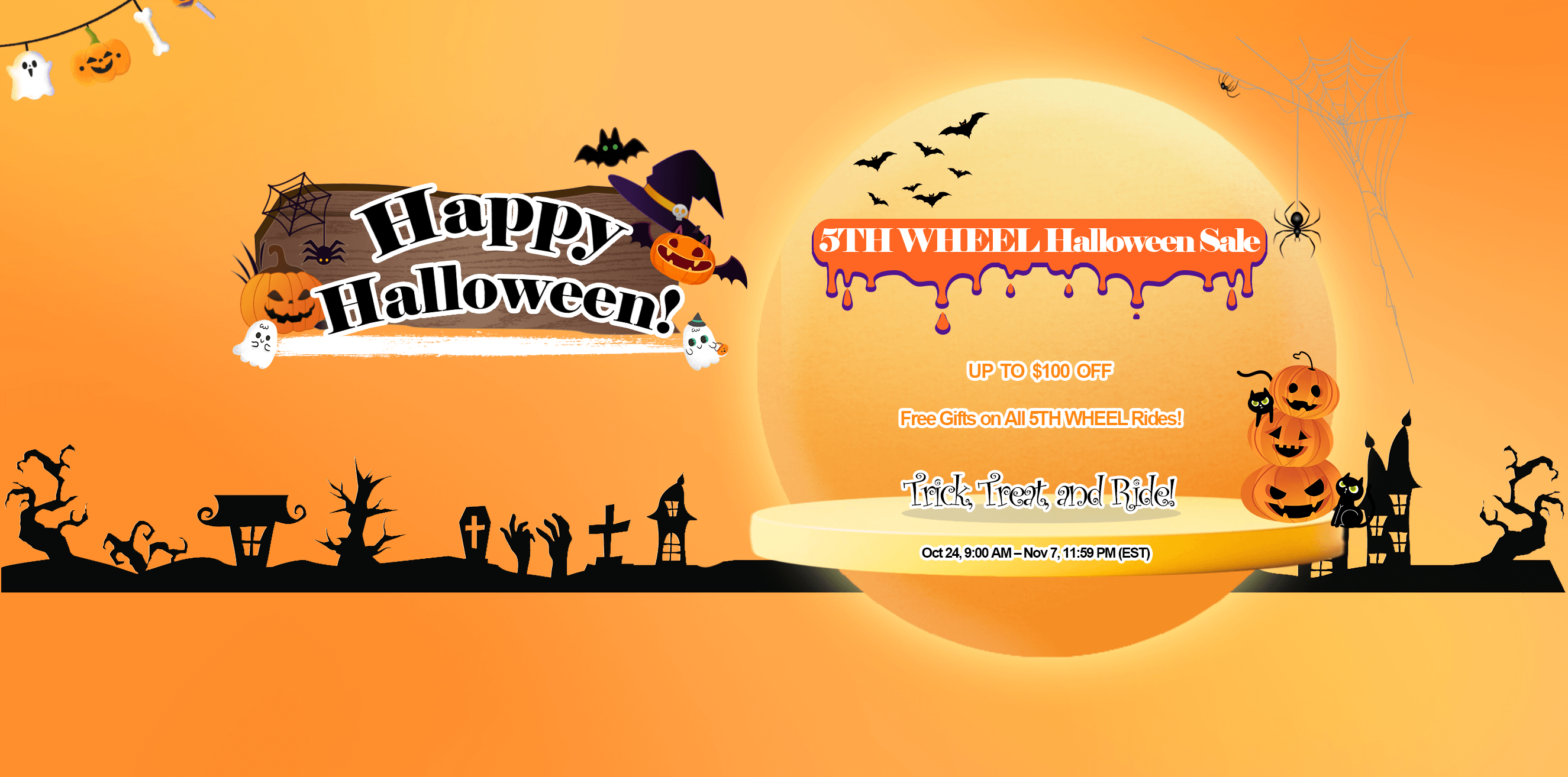 🎃 Trick, Treat, and Ride! 👻