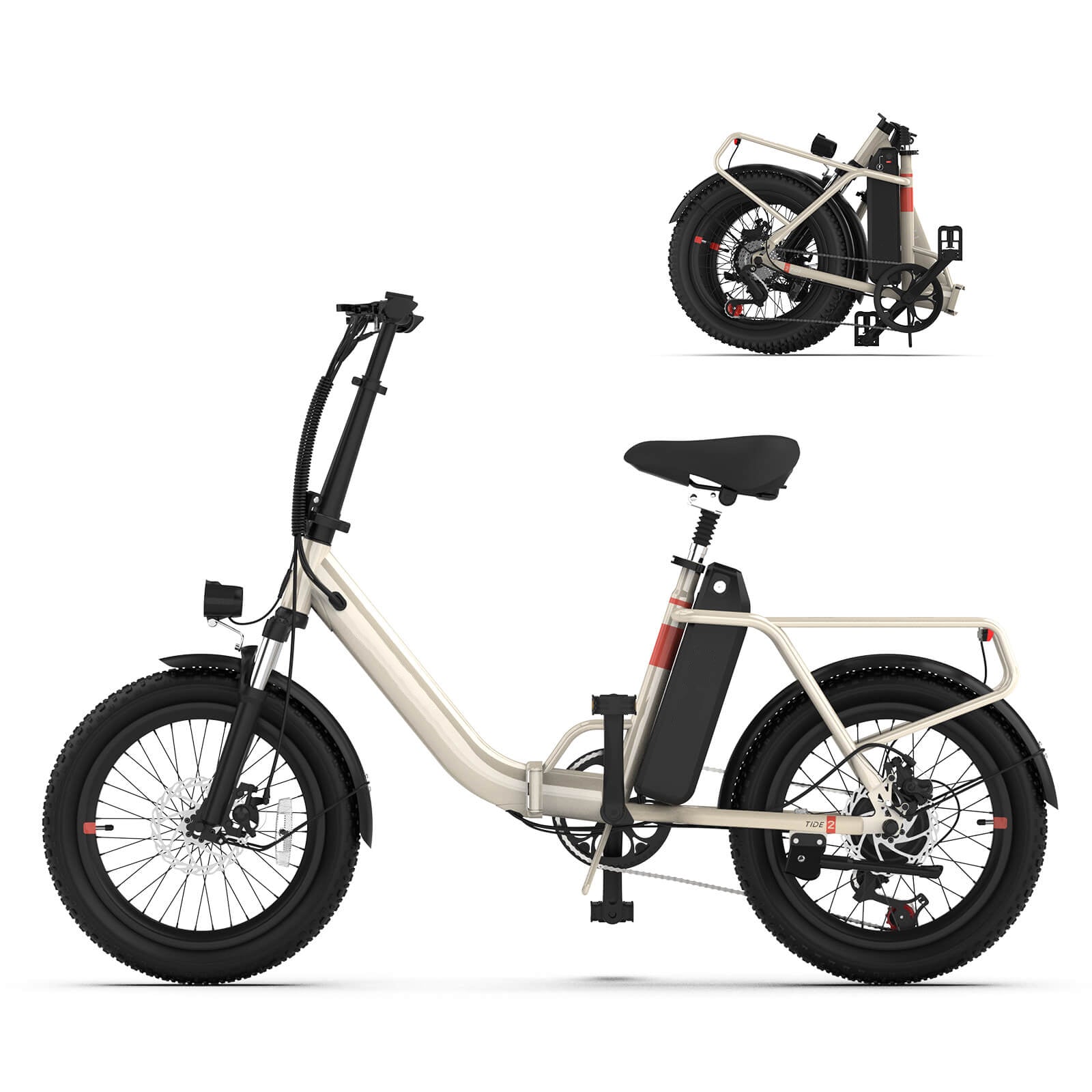 rising tide electric bicycles Tide 2 Folding Electric Bike – 5TH WHEEL