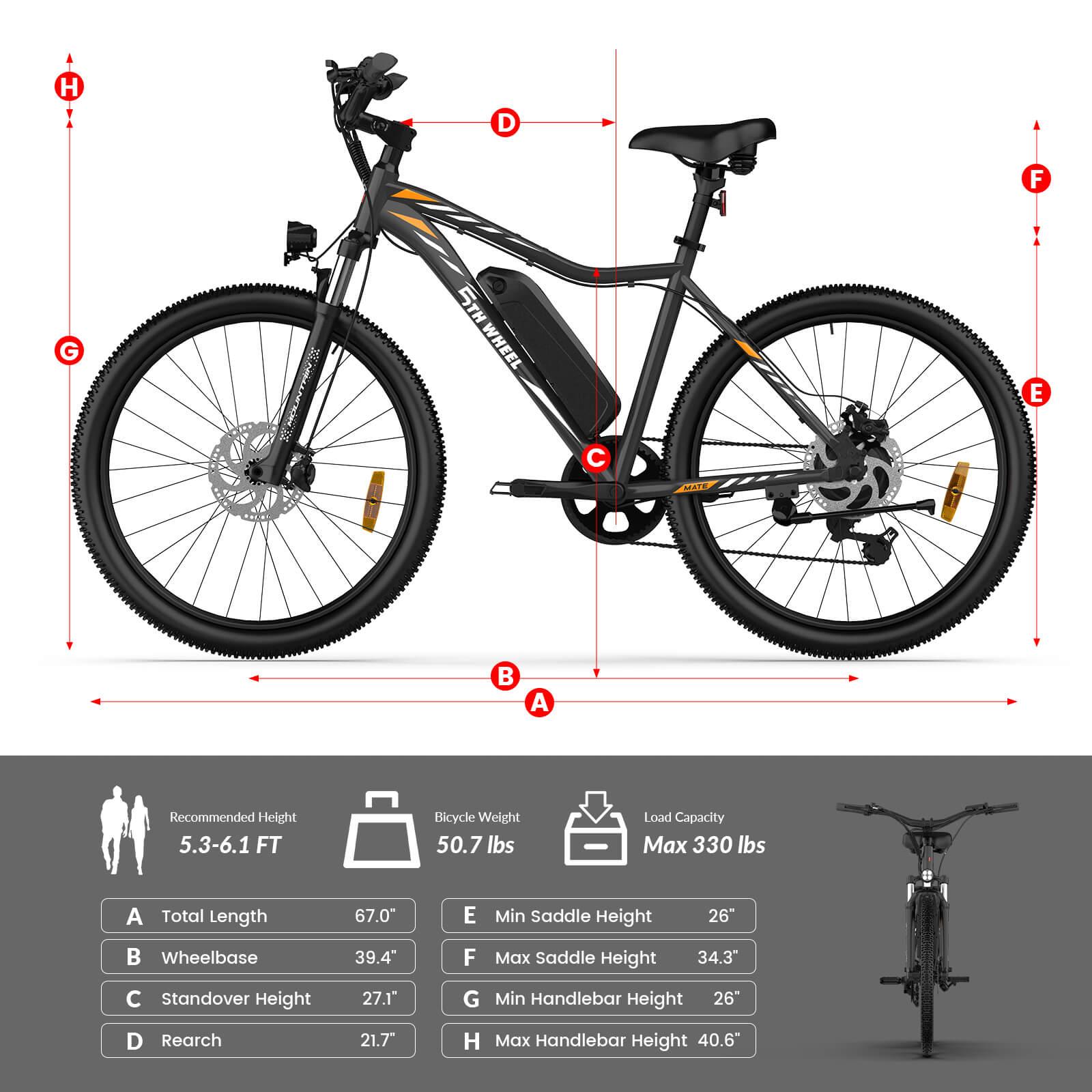 Mate Commuting Electric Bike – 5TH WHEEL - Main Image