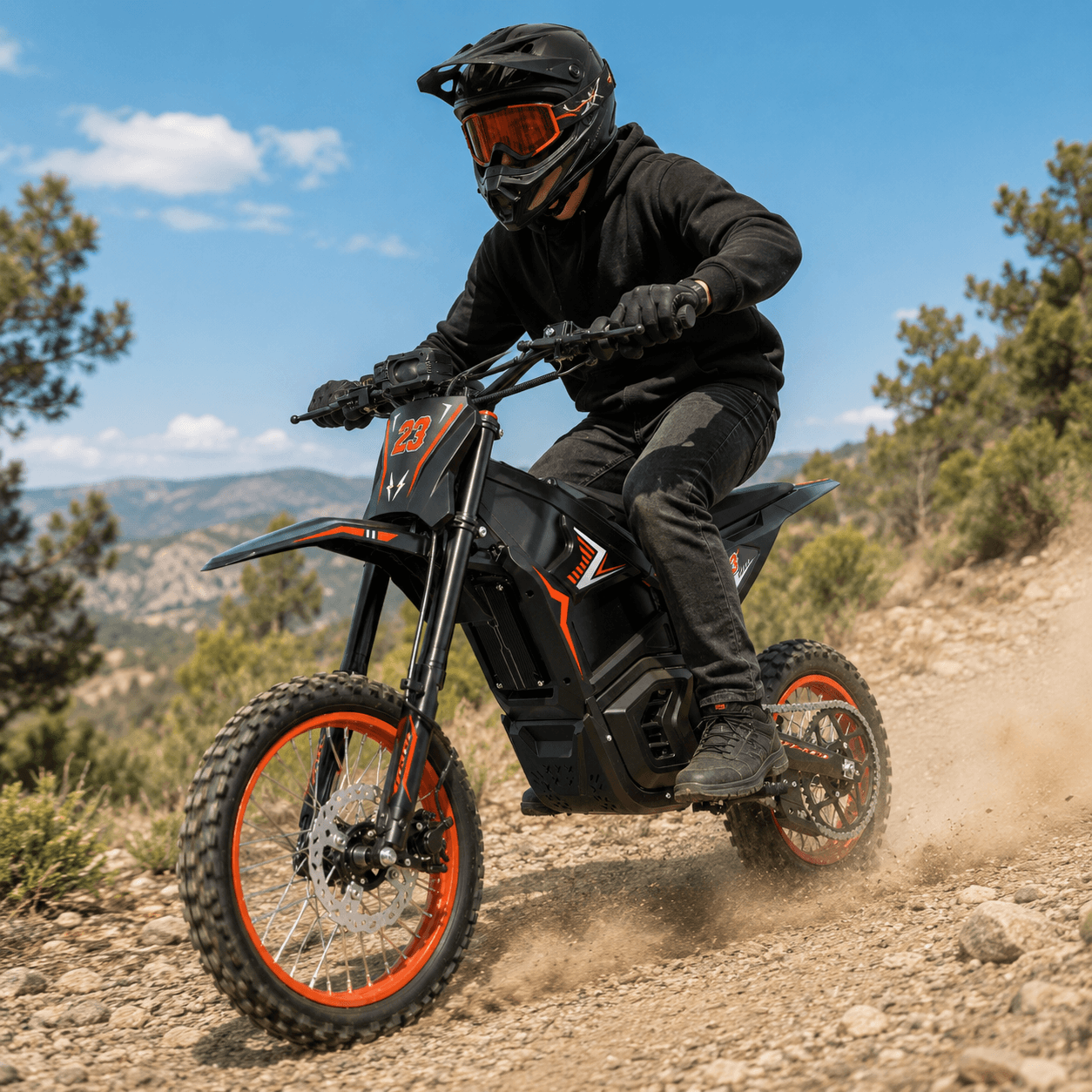 EM04 Off-Road Electric Mini Dirt Bike for Teens & Adults