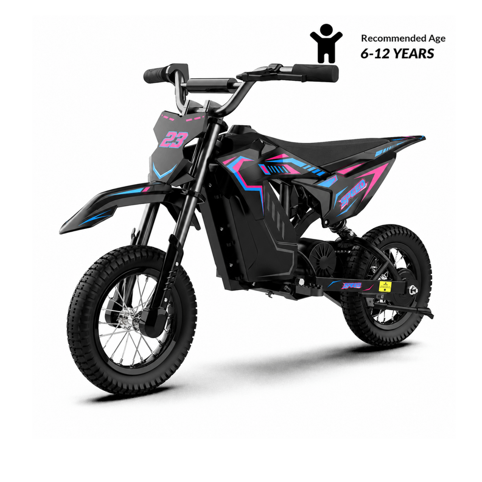 KM01 Kids Electric Balance Bike, Top Speed 15.5 MPH, Ages 4-12